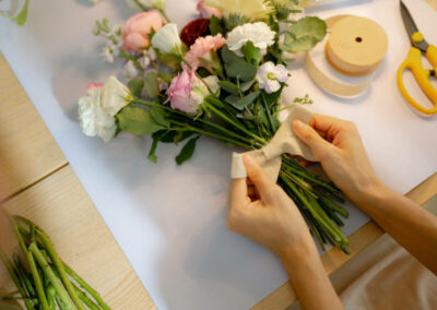Atelier bouquet de fleurs